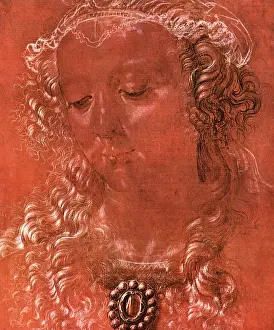 Spills: Woman's Head, by Verrocchio
