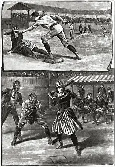Belles: Women Baseball Players