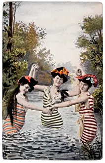 Calamity: Three Women Bathers - Portrait