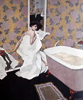 Bathrooms: Women in the bathroom