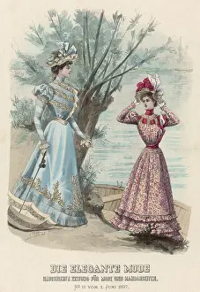 Philip Talmage: TWO WOMEN BOATING 1897