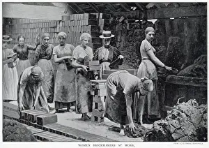 Brickmakers: Women brickmakers at work