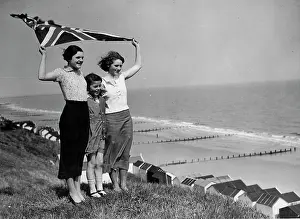Waterfronts: Women with the British flag