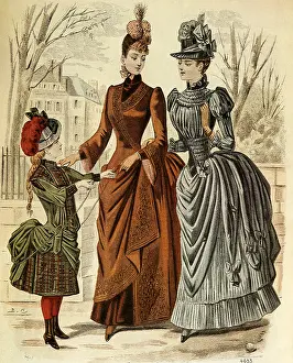 Bustle: Women in Bustle Dresses