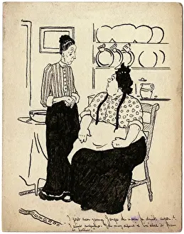 Ranstead: Two women chatting in a kitchen