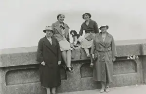 Handbags: Four women and a dog on holiday