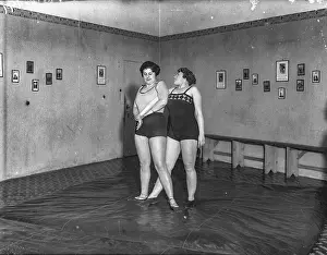 Judo: Women doing judo in a gym