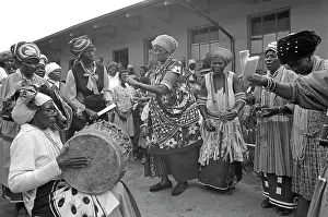 Petitions: Women drumming and dancing