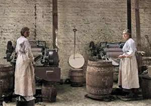 Shrapnel: Two women in a factory