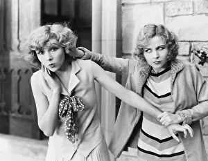 Irritated: Two women fighting