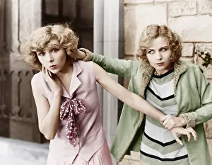 Irritated: Two women fighting