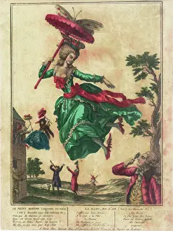 Lorgnette: Women floating in the air