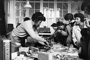 Buns: Women at a fundraising stall