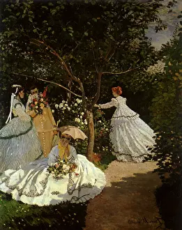 Elegantly: Women in the Garden, by Monet