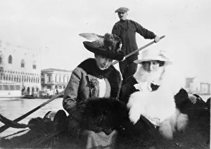 Gondola: Two women on a gondola
