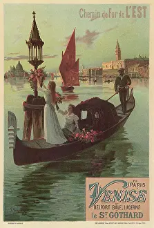 Theophile: Two Women on a Gondola in Venice