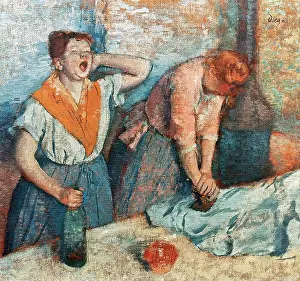 Gesticulate: Women Ironing, by Degas
