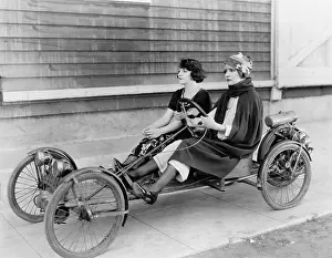 Contraptions: Two women in go kart