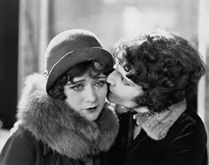 Supportive: Two women kissing