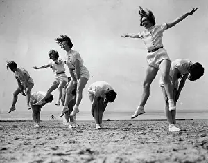 Bootle: Women leapfrog