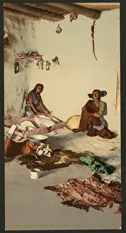 Moki: Women at the Matate, Moki pueblos