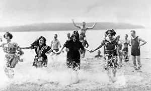 Bathers: Women and men when bathing