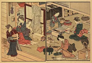 Geta: Women of the merchant or artisan class