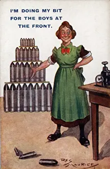 Exclaims: Women Munitions Worker WW1