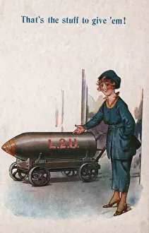 Exclaims: Women Munitions Worker WW1