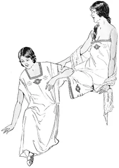 Coulson: Two women in night attire