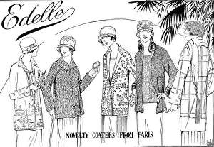 Coatee: Five women in novelty coatees from Paris