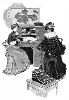 Sep17: Women in an office, 1901