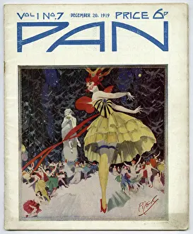 Toes: Women outside dancing around statue of God Pan