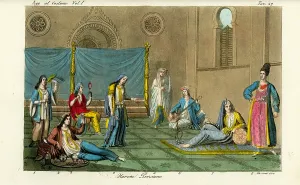 Citta: Women of the Persian harem, 1800s