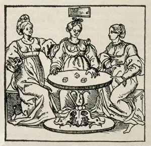 Predict: Women playing dice in order to know when they