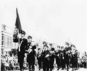 Ribbons: Women police officers in Nijmegen March, Holland