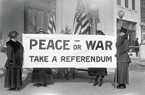 Protestors: Women - Protest - War - Pacifist