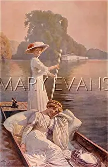 Punter: Two women punting
