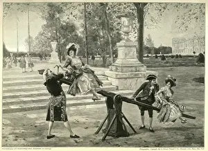 Seesaw: Two women on a See-Saw