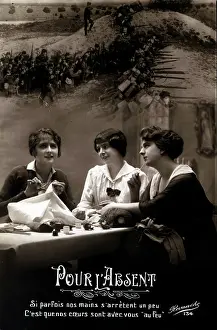 Menfolk: Women Sewing for Troops WW1