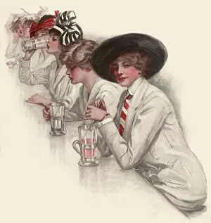 Underwood: Women at Soda Fountain