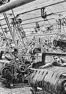 Threads: Women in a spinning mill, 1850