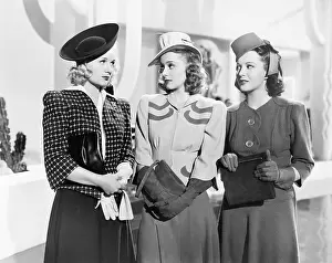 Anxiety: Three women standing side by side
