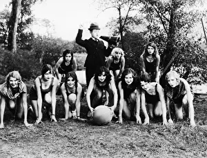 Competitive: Women before the start at a race