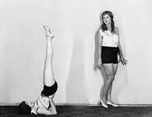 Flexibility: Women stretching