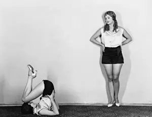 Flexibility: Women stretching