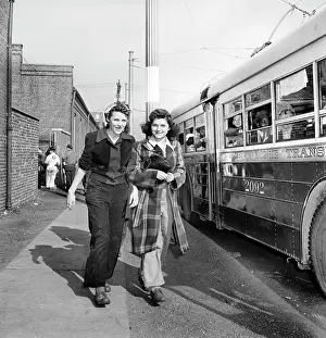 Marjory: women - transportation - trolleys