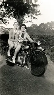 Michael Cole: Two women on a veteran motorcycle