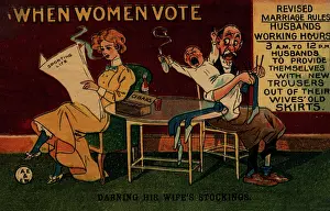 Minding: When Women Vote Men Sewing