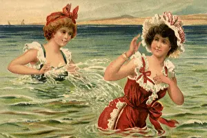 Spraying: Women Wading